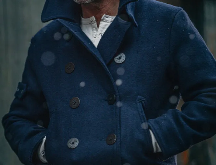 &SONS Jackets & Coats-Boardwalk Peacoat