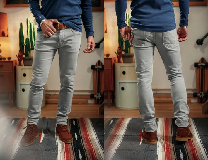 &SONS Bottoms & Shorts-Brandon Jeans Grey