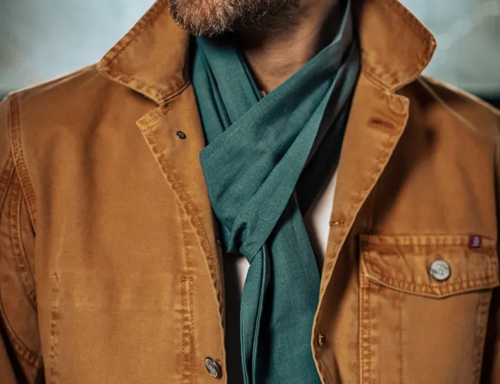 &SONS Scarves-Sea Green Scarf