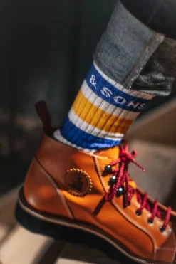 &SONS Footwear-Baseline Socks White