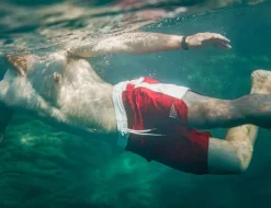 &SONS Bottoms & Shorts-Bodhi Boardshorts Red