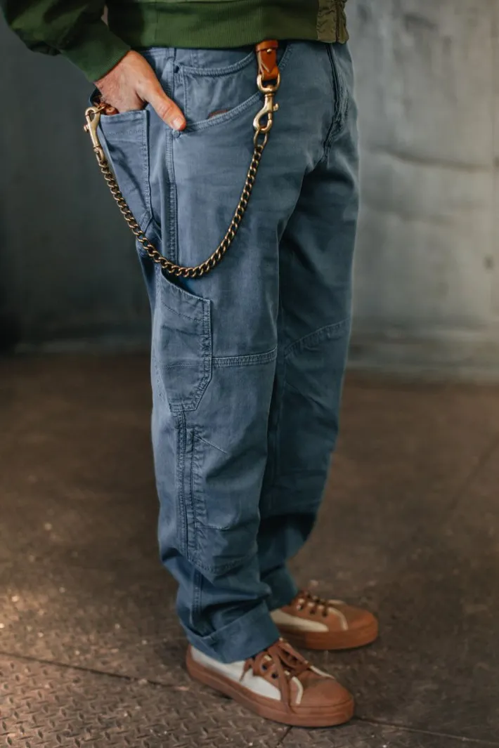 &SONS Bottoms & Shorts-Joey's Crew Pant Churchill Blue