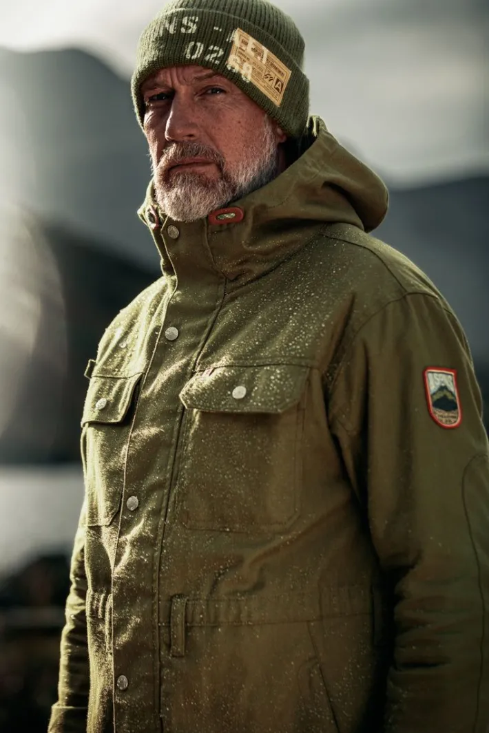 &SONS Jackets & Coats-Noah Cagoule Army Green