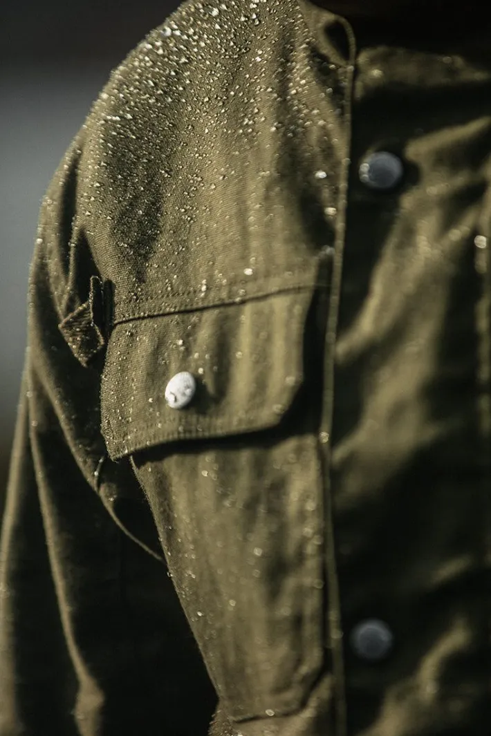 &SONS Jackets & Coats-Noah Cagoule Army Green