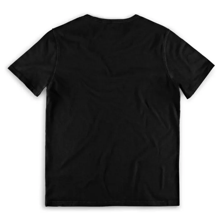 &SONS Tops-Original Old Yellow Logo T-Shirt Black