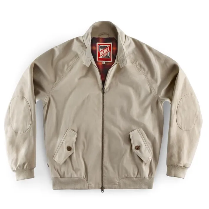 &SONS Jackets & Coats-Rebel Harrington Jacket Stone