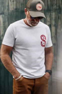 &SONS Tops-Sigma T-Shirt White