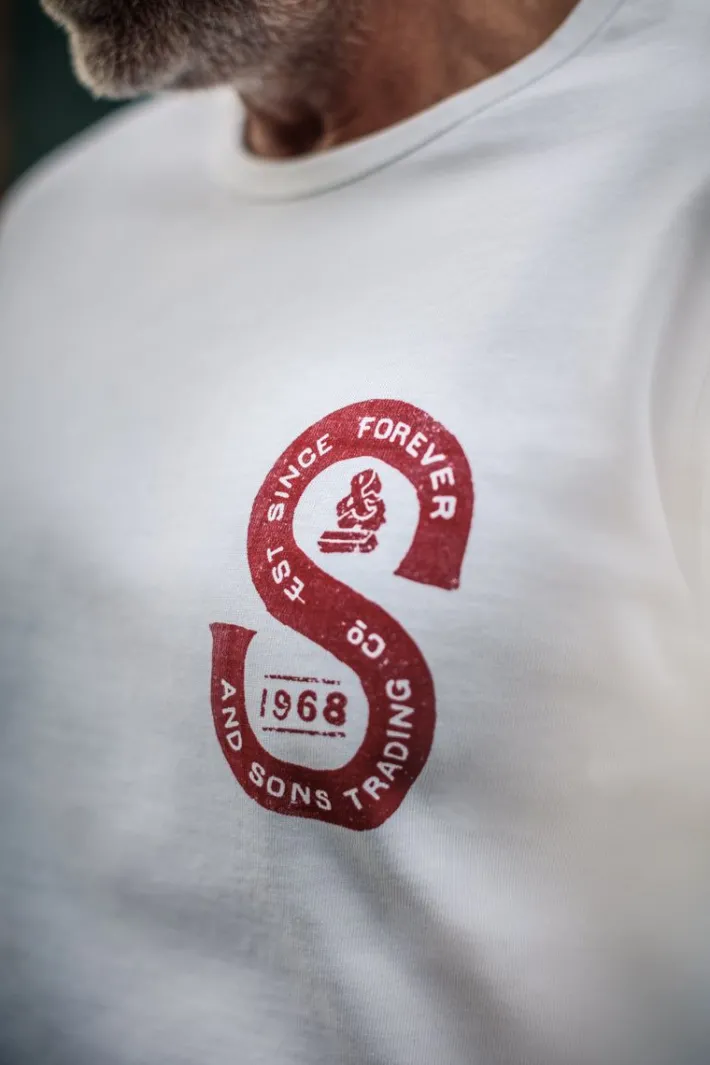 &SONS Tops-Sigma T-Shirt White