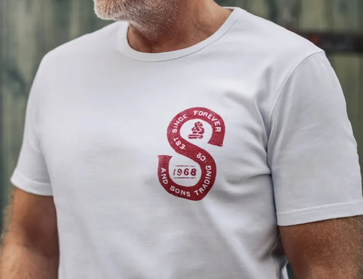 &SONS Tops-Sigma T-Shirt White