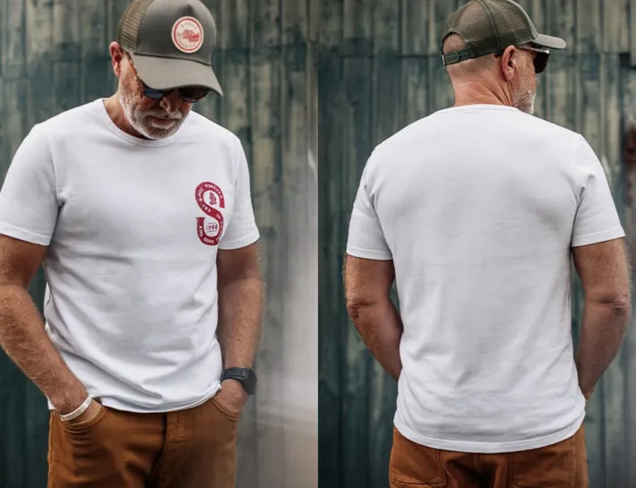 &SONS Tops-Sigma T-Shirt White
