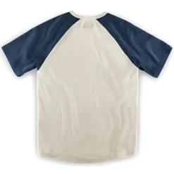 &SONS Tops-The Chariot Henley Shirt Raw/Indigo